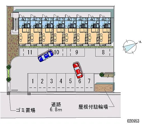 ★手数料０円★土浦市真鍋新町　月極駐車場（LP）